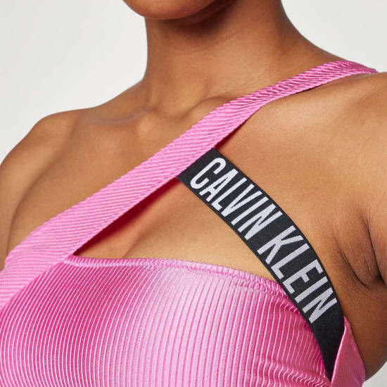 Calvin Klein Γυναικείο μαγιό One Shoulder Bralette - Bikini Top